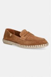 Verbenas espadrilles férfi velúr TRACK SERRAJE - barna Férfi 43