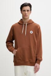 Converse kapucnis melegítőfelső férfi pamuttal - barna M