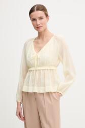 Gaudi női blúz viszkózzal - sárga 38