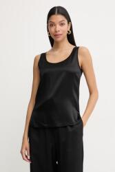 MM by Max Mara top női selyem PAN - fekete 38