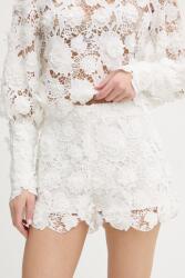 Bardot női azsúros rövidnadrág - bézs L