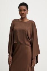 Haveone női viszkóz blúz - barna S