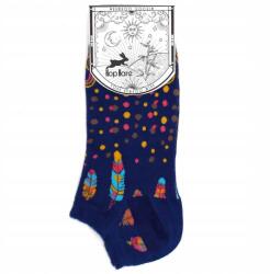  Zokni Bambusz lábfej Hop Hare Indian feathers 36-40 (BamSL-03F)