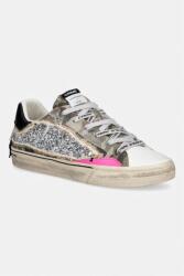 Crime London sportcipő DISTRESSED PLATFORM - ezüst Női 36