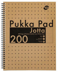 Pukka Pad Jotta Kraft spirálfüzet, A4, vonalas, 100 lapos (PUP9565)