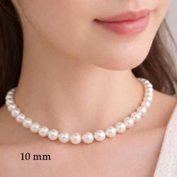 Dollcini Klasszikus Gyöngysor - Gyöngy nyaklánc (4 / 8 / 10 mm) - 10 mm - Látványos (548543)