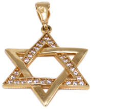 Ékszershop Köves dávid csillag arany medál (1276364)