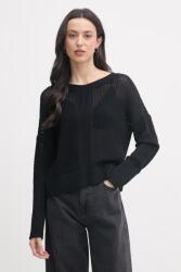 Sisley Pulóver női pamuttal - fekete S