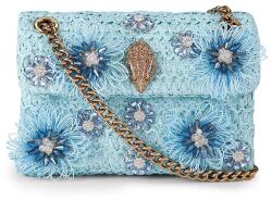 Kurt Geiger London keresztpántos táska női Raffia Mini Kensington - kék Univerzális méret