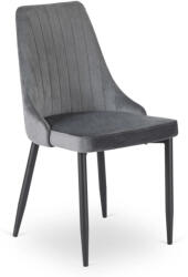  Étkezőszék szürke bársony kárpittal - BARI (ME-BARI-P-V-K)