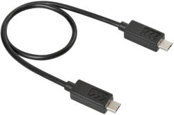 Lampa Adatkábel, Micro Usb - Micro Usb OTG, Fekete, 30cm (0138936)