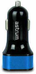 Astrum Astrum CC210 v2 kék autós töltő 2.4A 2USB, 2X Smart IC 12W