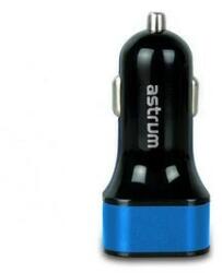 Astrum Astrum CC340 (új verzió) kék autós töltő 4.8A 2USB 24W