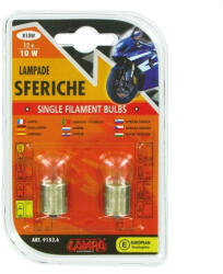 LAMPA Cseresznye Izzó Motorkerékpárhoz Párban - 12V - R10W - BA15s (0191526)