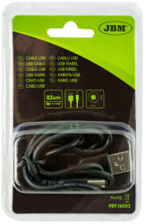 JBM Töltőkábel, Usb-Jac k5, 5mm, 80cm (0216053)