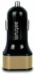 Astrum Astrum CC210 v2 arany autós töltő 2.4A 2USB, 2X Smart IC 12W