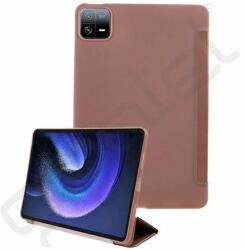 Silverline Tok álló, bőr hatású (aktív FLIP, oldalra nyíló, TRIFOLD, asztali tartó) ROZÉARANY - extratelgsm - 5 999 Ft