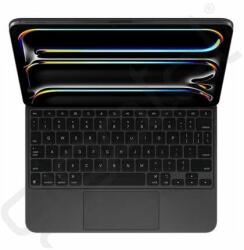Apple MAGIC KEYBOARD billentyűzetes tok (Type-C aljzat, mágneses, asztali tartó, QWERTY, magyar, MXQT2MG/A utód) FEKETE