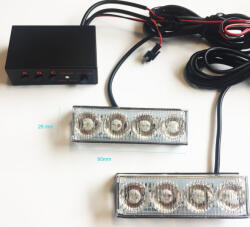 Autolife Stroboszkóp sárga HS-51035-3/390485 (HS-51035-3) - akcio-shop