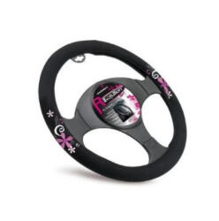 Bottari Kormányvédő virágos Fekete Pink 29204 (AS29204)