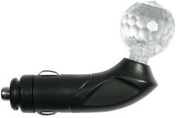 Lampa "Crystal-Ball" Kristálygömb - Szivargyújtós Dekorvilágítás - Piros - 12V (0139098)