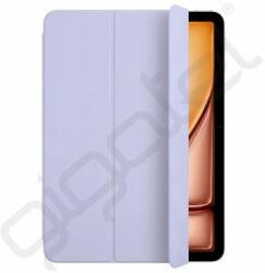 Apple Smart Folio tok álló, bőr hatású (aktív FLIP, oldalra nyíló, TRIFOLD, asztali tartó) VILÁGOS IBOLYA