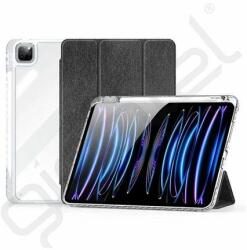 Dux Ducis UNID tok álló, textil hatású (aktív FLIP, oldalra nyíló, TRIFOLD, asztali tartó, ceruza tartó) FEKETE