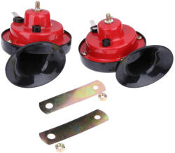 4Cars Csigakürt pár, relével, 12V Kürt kétszólamú harsona (356)