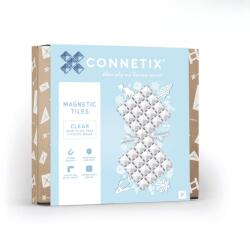 Connetix mágneses építőjáték (átlátszó) - Base Plate Pack (2 db)