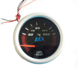 AUTOLIFE Fekete számlap olajhőmérséklet OR-LED7703BK (7703bk)