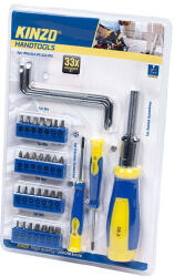 Kinzo Csavarhúzó Szett Bit Fejekkel Kinzo 33 Db-Os (33935256)