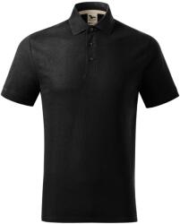 MALFINI Tricou polo bărbătesc cu guler Prime - Neagră | S (2340113)