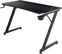Trust Birou Gaming Trust GXT 709 Luminus, 120x60x74 cm, RGB, Management cabluri, Suport casti si pahar, Negru (TR-25184)
