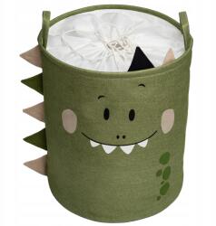 SIPO XXL játékkosár gyerekszobába fogantyúkkal és Dino lehúzóval (XB06)