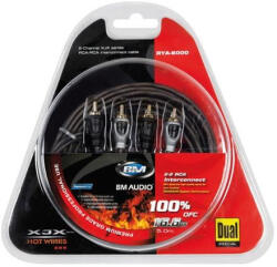 Lampa Antennakábel Rca-Rca Profi Rxa-6000 5 M, 24K Aranyozott (0140491)