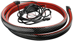 Lampa Karbon Mintájú Hátsó Spoiler Led Világítással 120cm 12V (0173652)