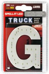 Lampa Ledes Betű Fehér Színű "G" 24 V 90 Mm (0198729)