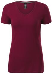 MALFINI Tricou femei Action V-neck - Garnet | 2XL (7018617)