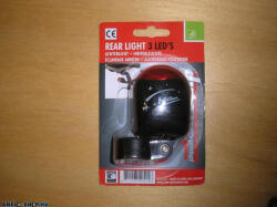 Carpoint Kerékpár lámpa hátsó 3 led (Piros) (806)