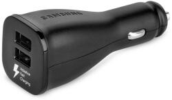 Samsung Samsung EP-LN920CBE 2xUSB fekete gyári autós gyors töltő 2000mAh 15W
