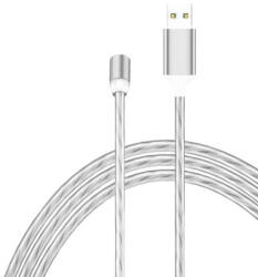 A-life Apple LIGHTNING világító LED töltőkábel kábel - fehér színben (107934)