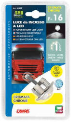 LAMPA 12/24V süllyeszthető LED, sárga színű (0141484)