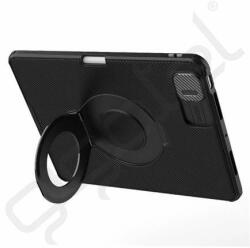 Nillkin CAMSHIELD PAD szilikon telefonvédő (ütésállóság, kameravédő, csíkos, mágneses, kitámasztó, ceruza tartó) FEKETE - extratelgsm - 14 999 Ft
