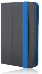 Silverline Univerzális 7-8" kinyitható műbőr tablet tok fekete - kék