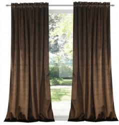 Flying Velúr Függöny Csokoládé Vastag Elegáns Szalag 140x250 Velúr (543C-9V)