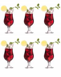 LAV Fiesta Pohár Szett 6 db-os Söröspohár Koktél Szett 460 ml (FST593)