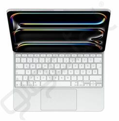 Apple MAGIC KEYBOARD billentyűzetes tok (Type-C aljzat, mágneses, asztali tartó, QWERTY, magyar nyelvű) FEHÉR