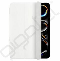 Apple Smart Folio tok álló, bőr hatású (aktív FLIP, oldalra nyíló, TRIFOLD, asztali tartó) FEHÉR - extratelgsm - 36 999 Ft