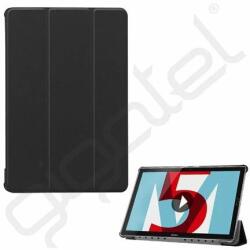 Silverline Tok álló, bőr hatású (FLIP, oldalra nyíló, TRIFOLD, asztali tartó) FEKETE