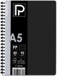 PAPERLAND Caiet cu spirala A5, 80 file, coperta plastic, PAPERLAND Exklusiv matematica